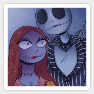 Jack & Sally Sticker